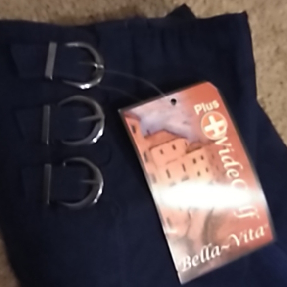 BellaVita Navy Suede wide calf boot 12m - Picture 5 of 6